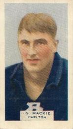 1933 Godfrey Phillips Victorian Footballers (A Series of 50) #48 Gordon Mackie Front
